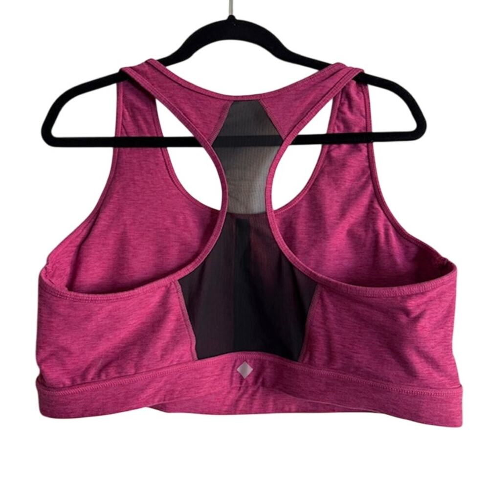 LuLaRoe Rise Invincible 2X Pink Sports Bra - Picture 2 of 5
